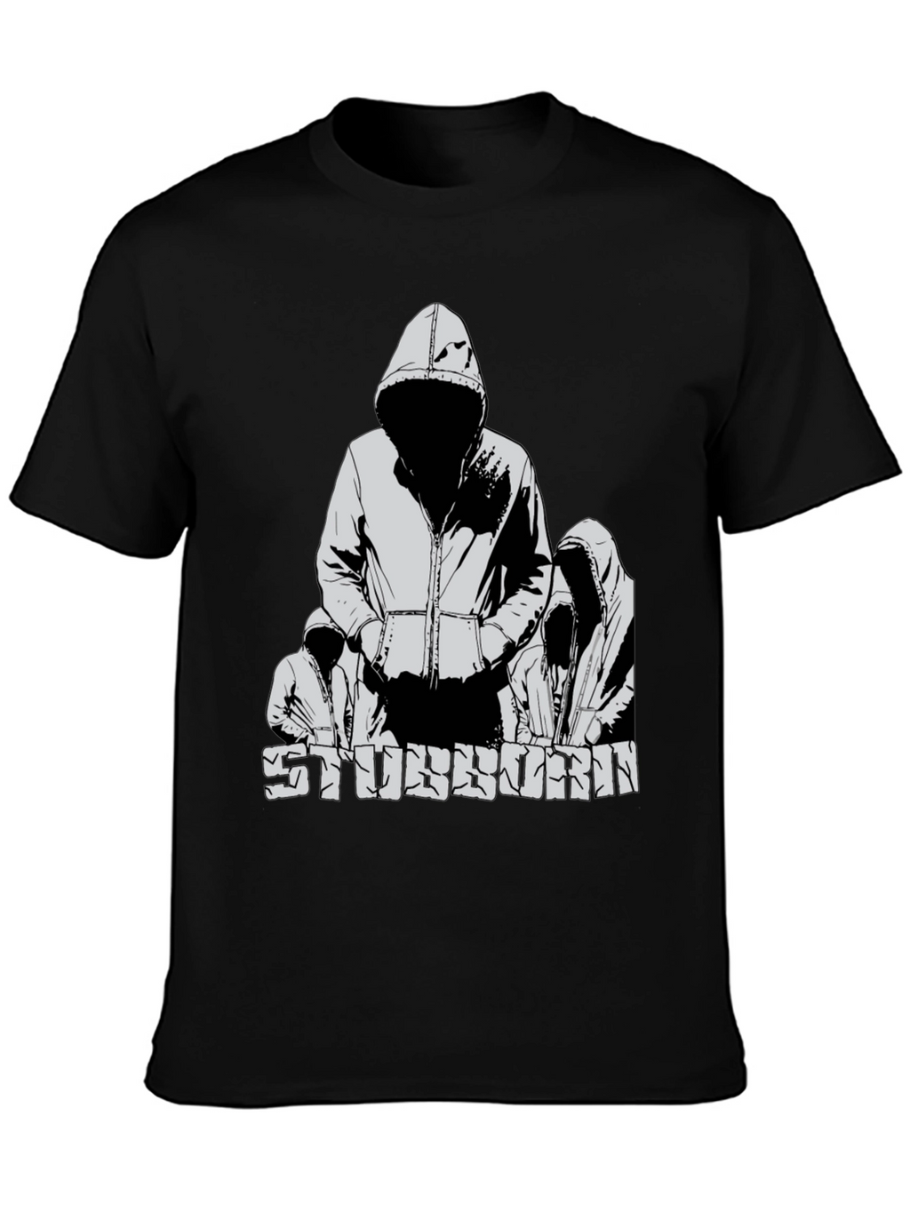 Stubborn Graphic T-Shirt - Black