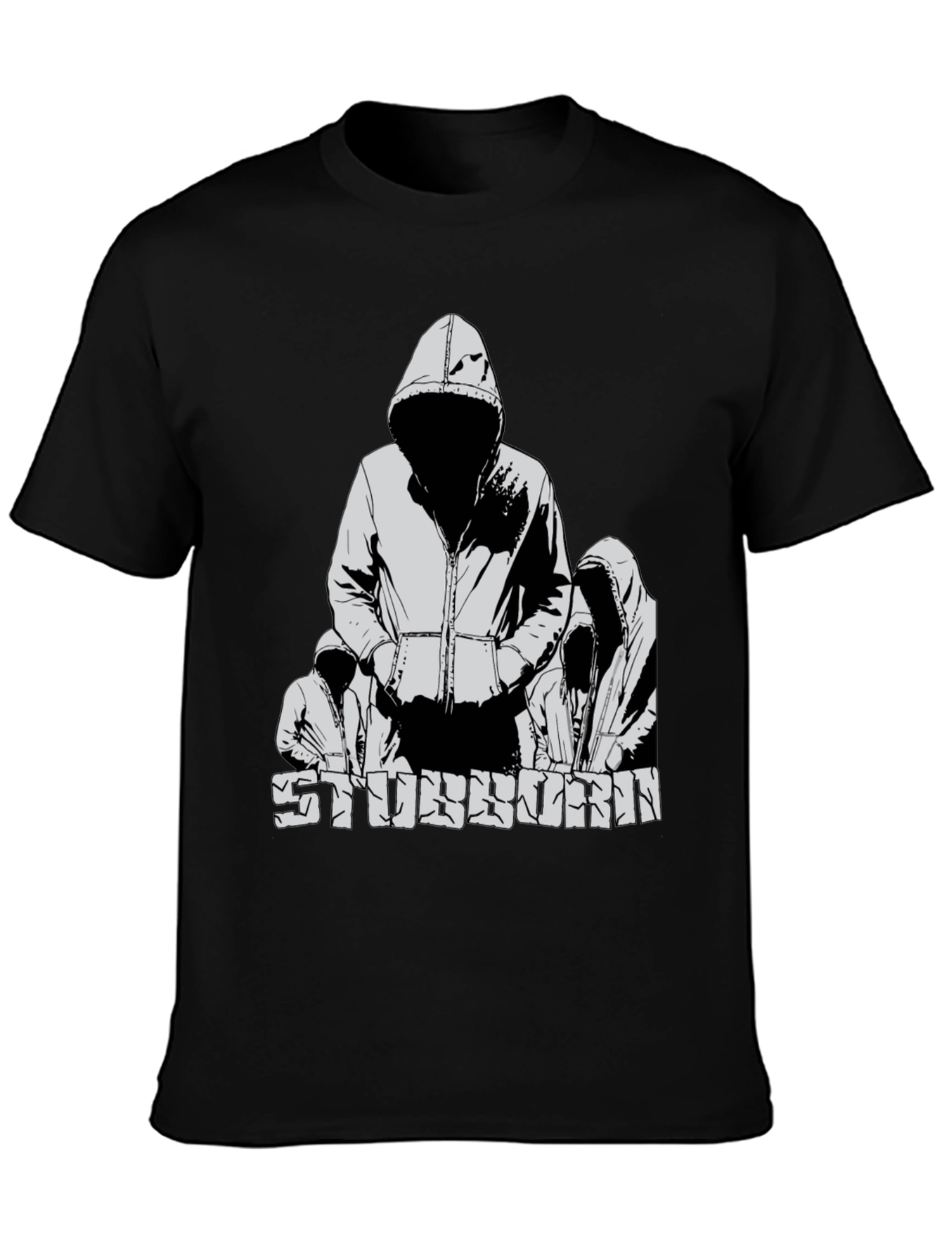 Stubborn Graphic T-Shirt - Black