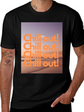 Chill Out Beach Graphic Tee - Relaxed Style
