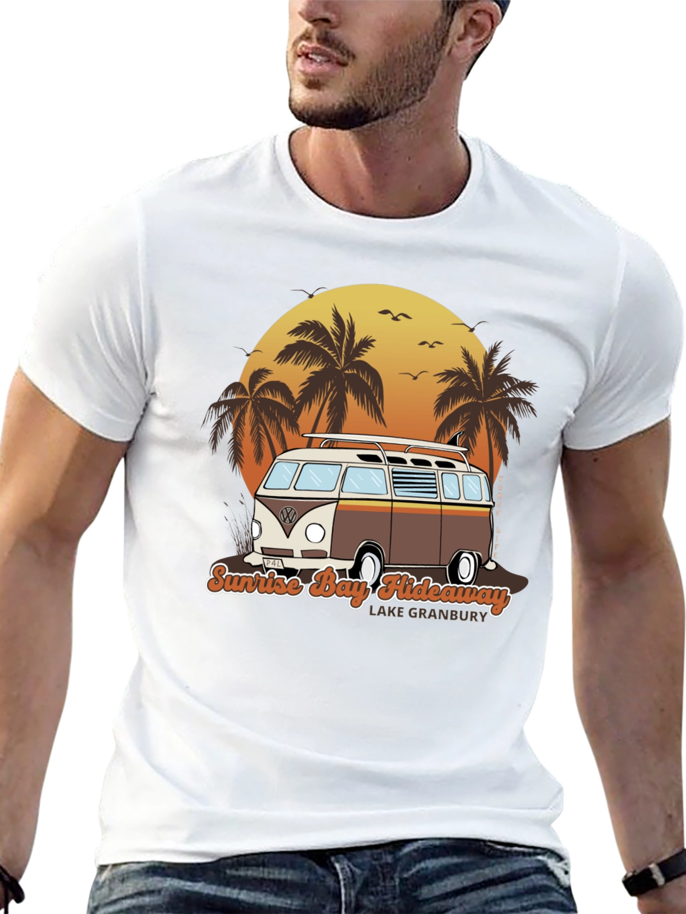 Sunrise Bay Hideaway Graphic T-Shirt