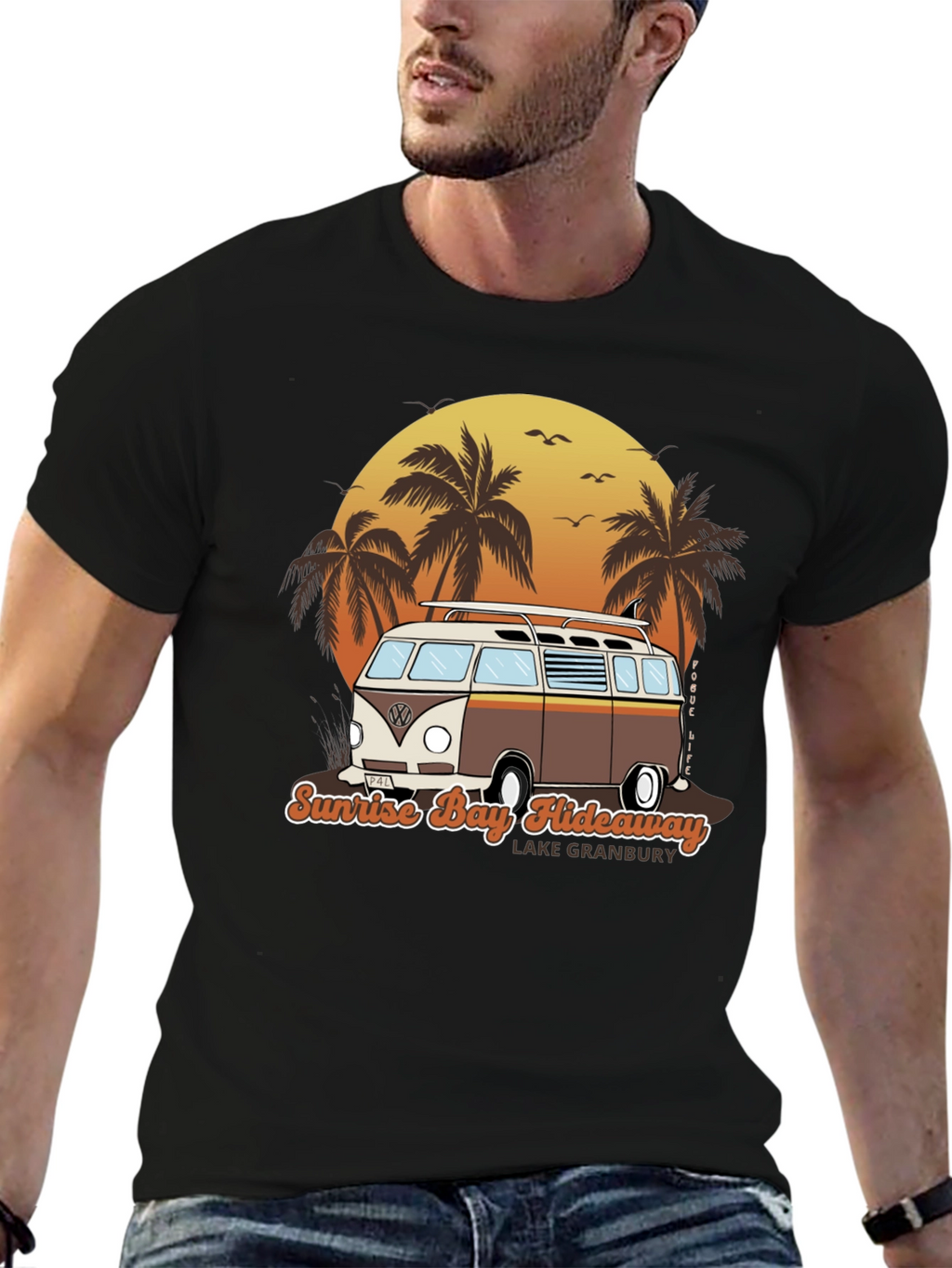 Sunrise Bay Hideaway Graphic T-Shirt