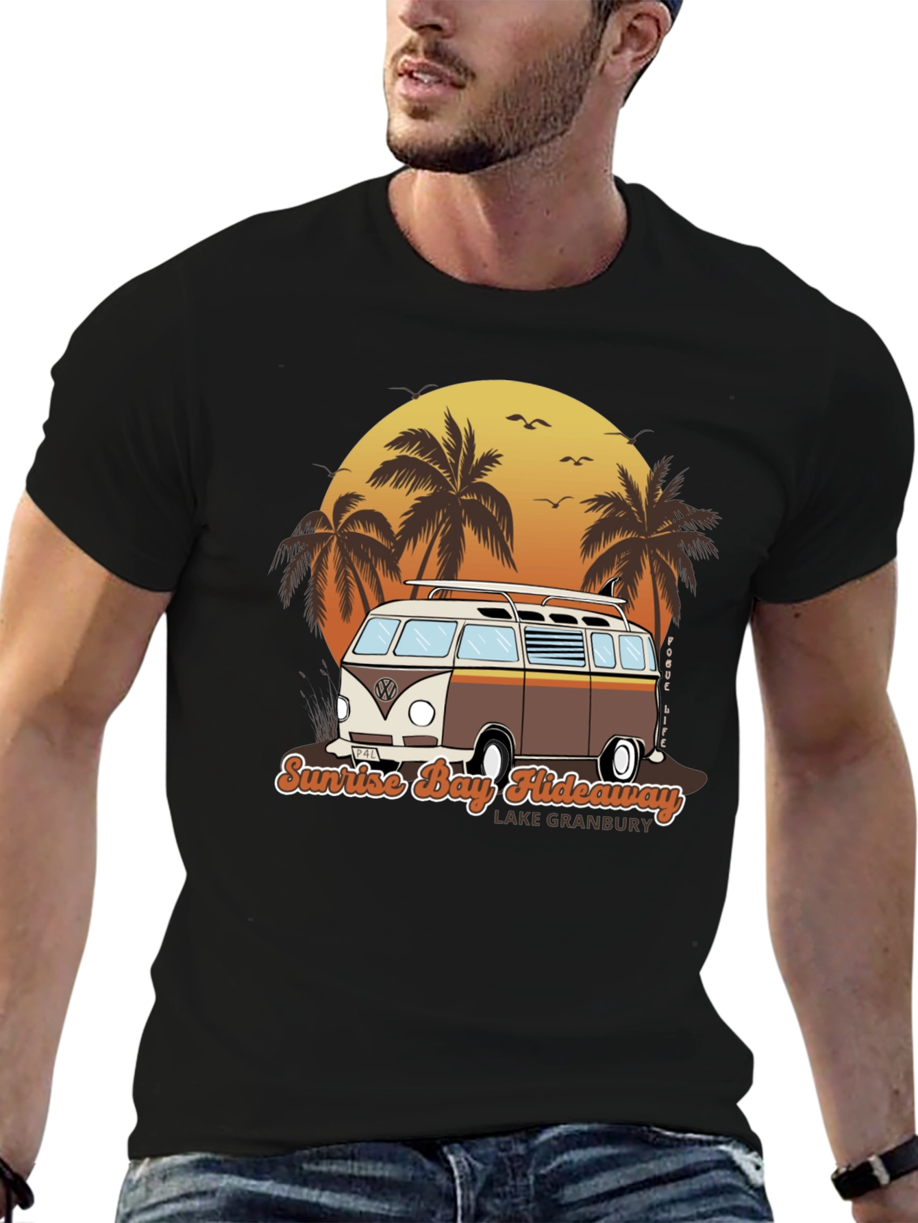 Sunrise Bay Hideaway Graphic T-Shirt
