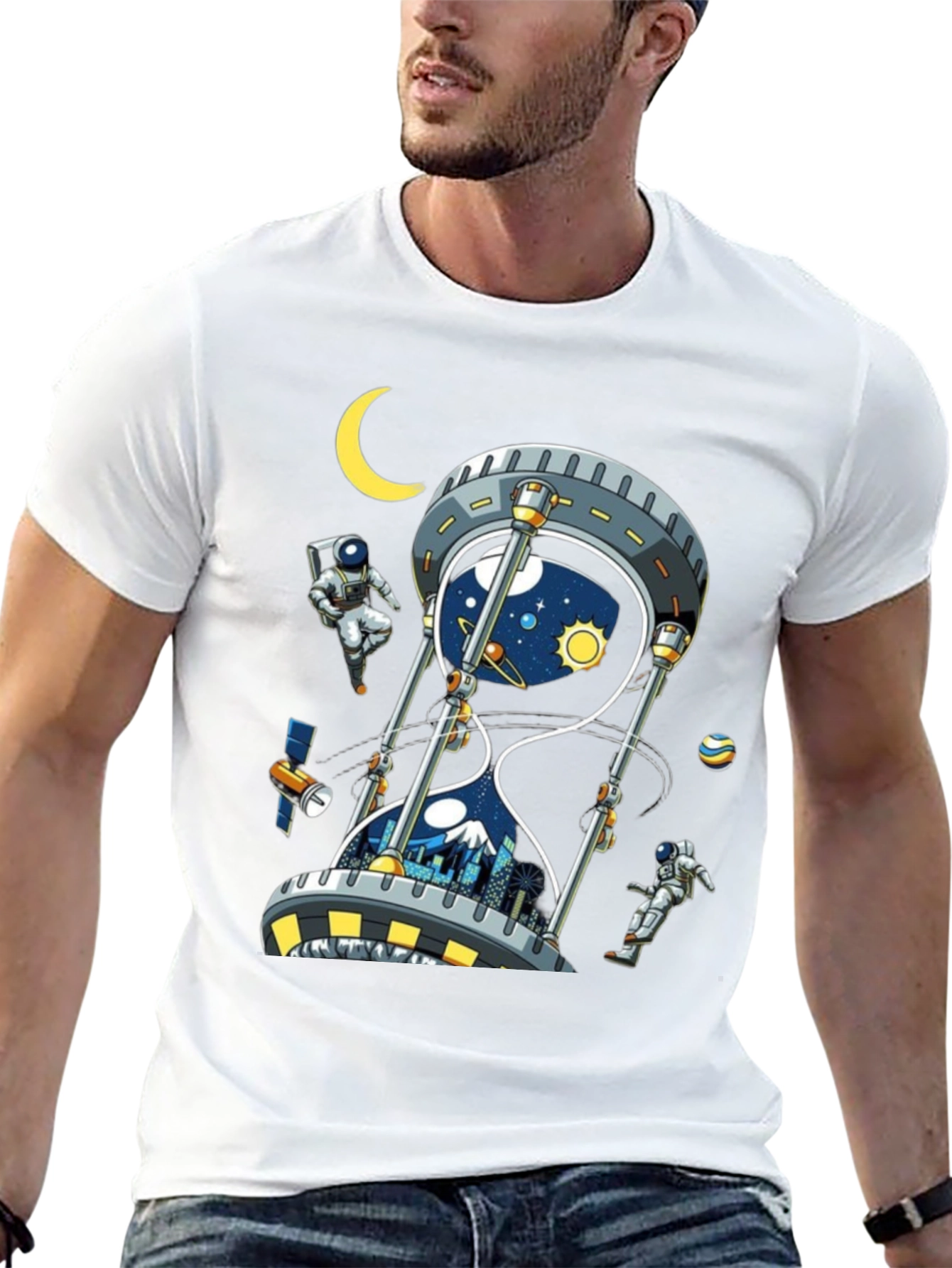 Cosmic Hourglass Graphic Tee