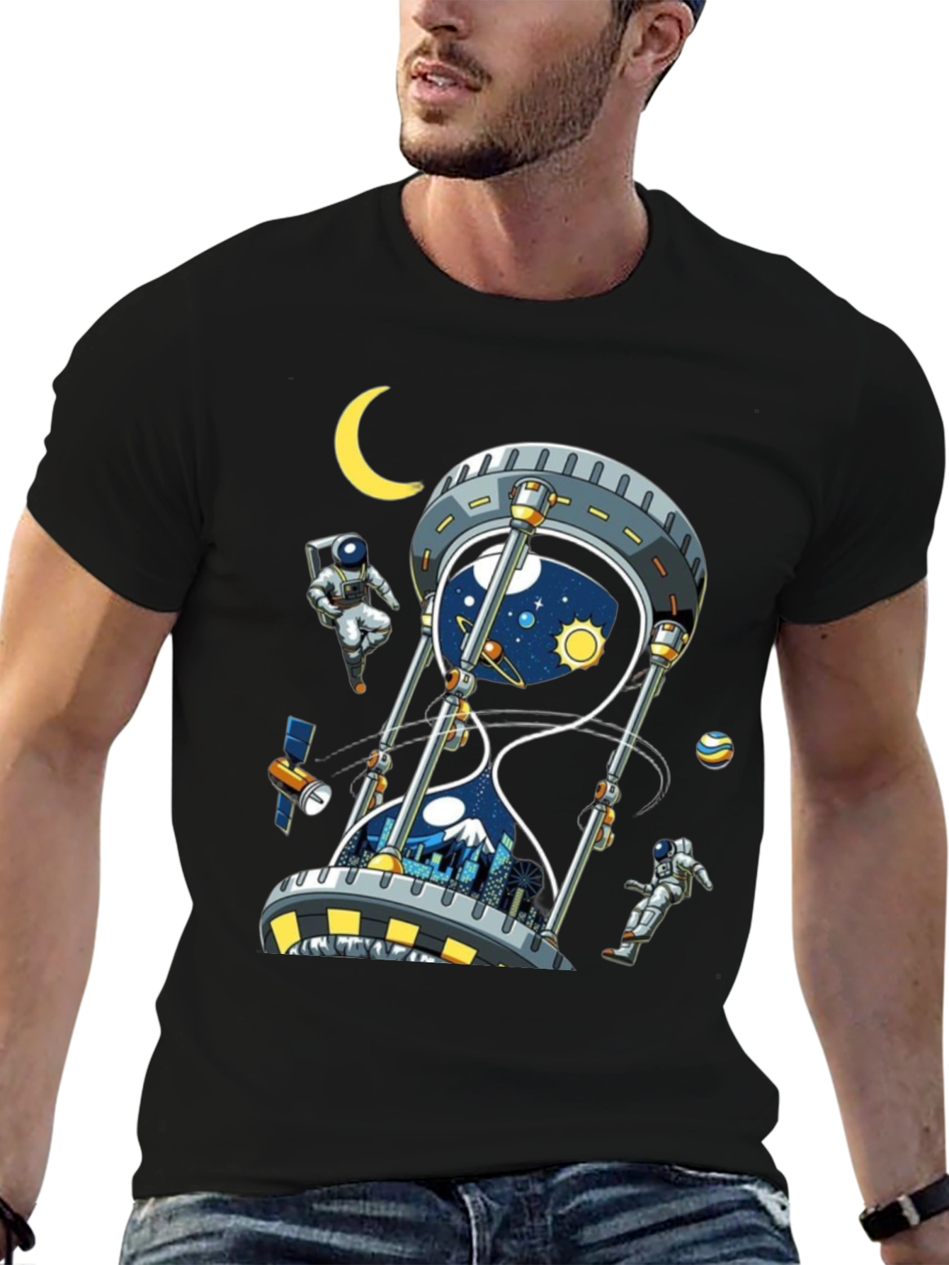 Cosmic Hourglass Graphic Tee