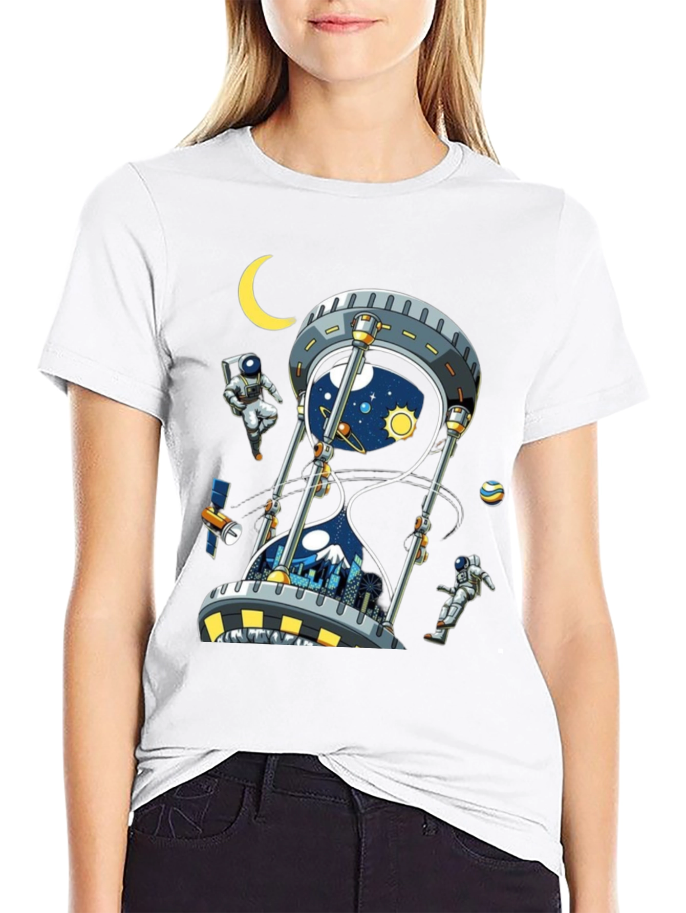 Cosmic Hourglass Graphic Tee
