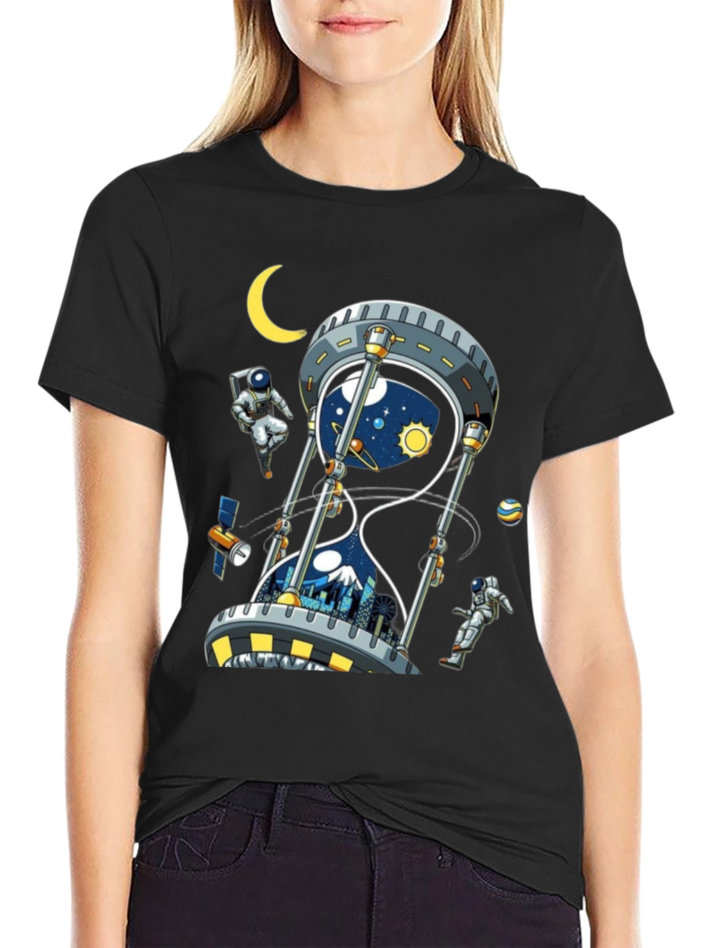 Cosmic Hourglass Graphic Tee