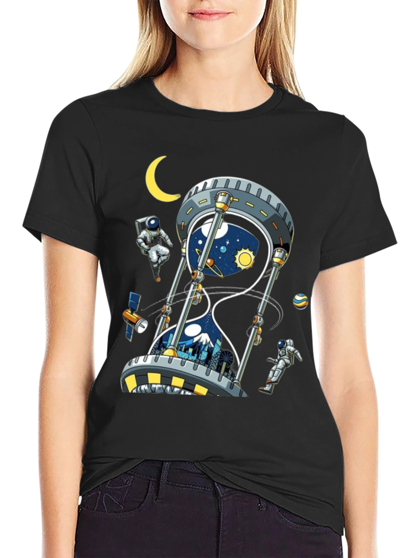 Cosmic Hourglass Graphic Tee