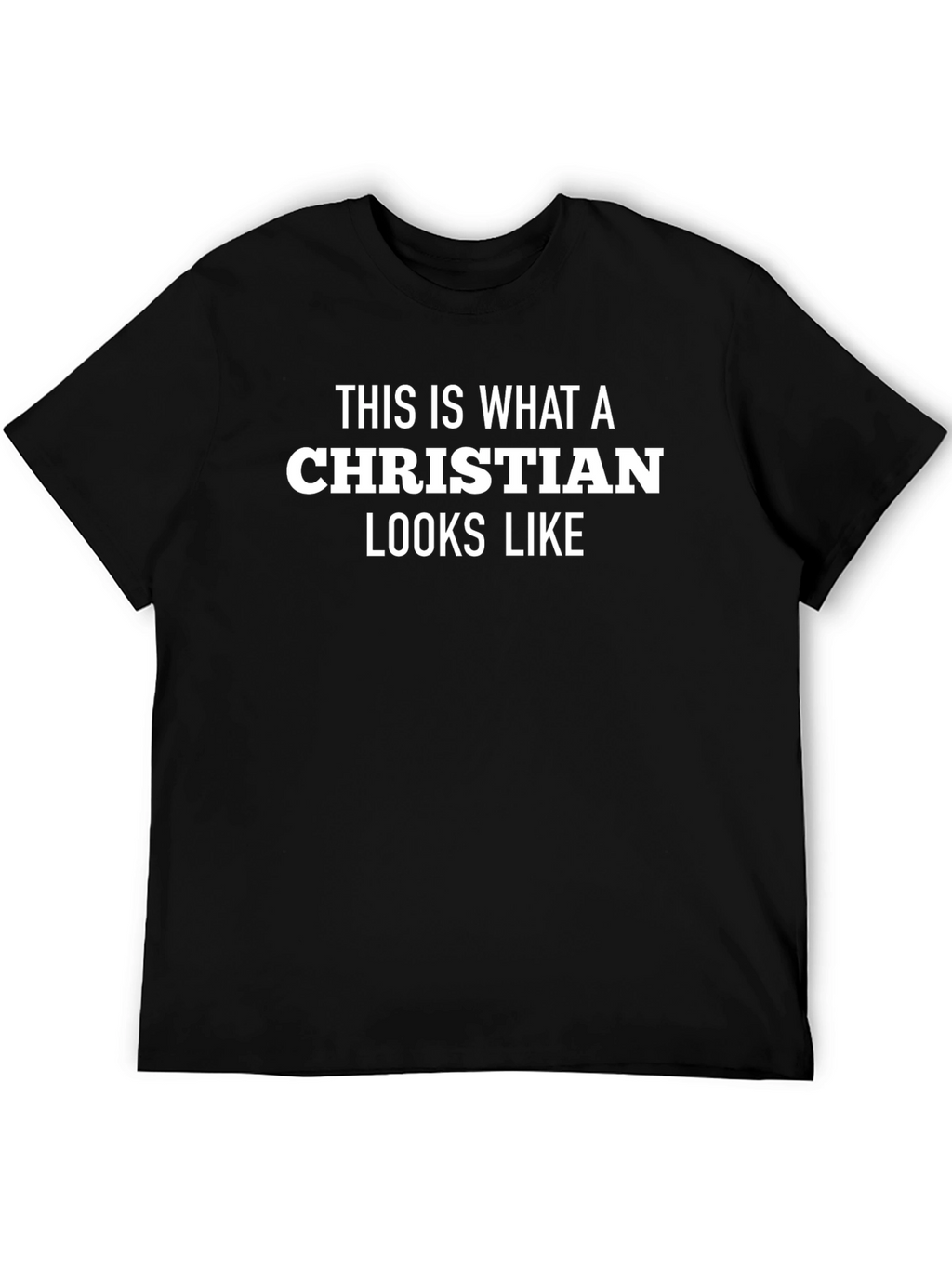 Christian Looks Like Black T-Shirt