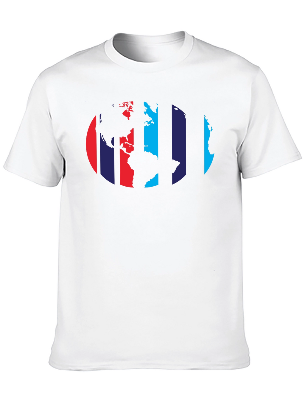 World Map Graphic T-Shirt - Global Design Tee