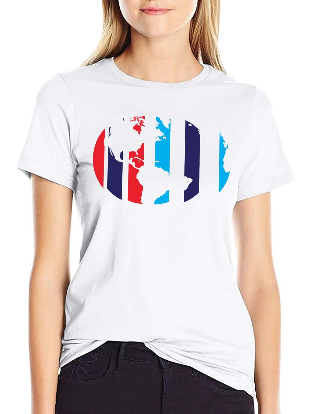 World Map Graphic T-Shirt - Global Design Tee