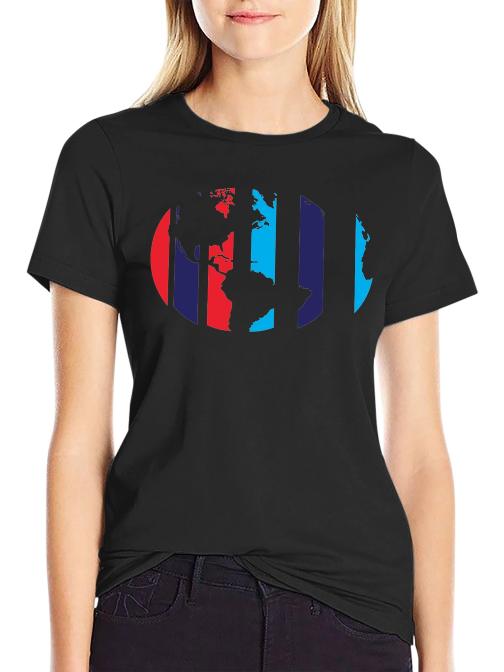 World Map Graphic T-Shirt - Global Design Tee