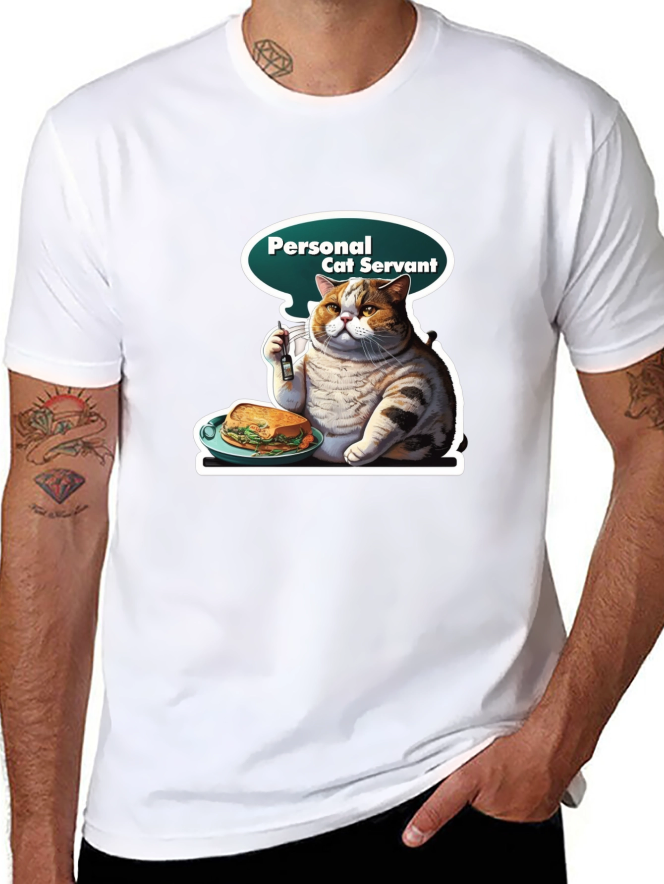 Personal Cat Servant Graphic Tee
