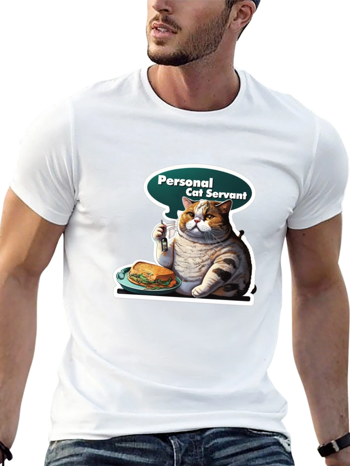 Personal Cat Servant Graphic Tee