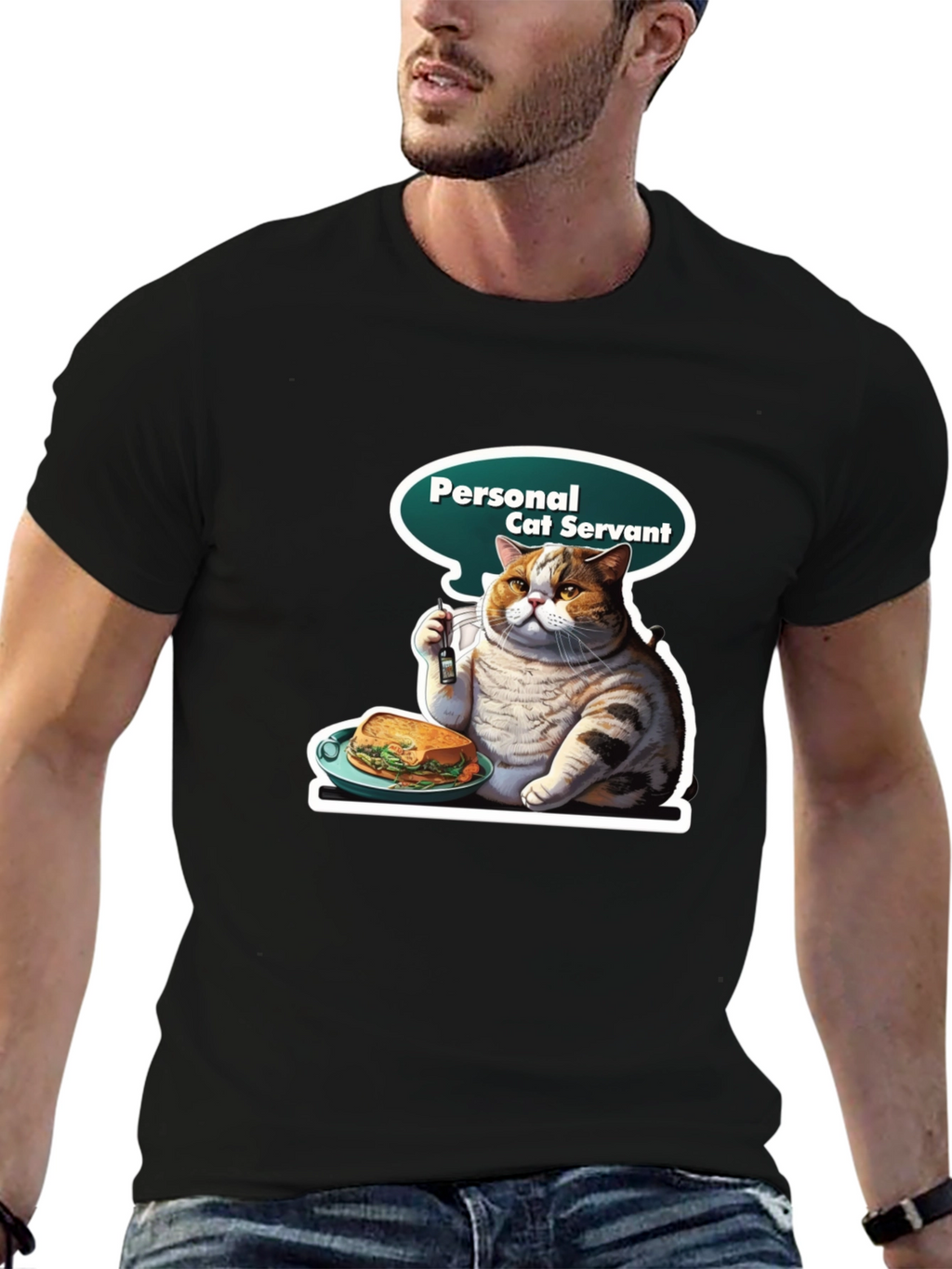 Personal Cat Servant Graphic Tee