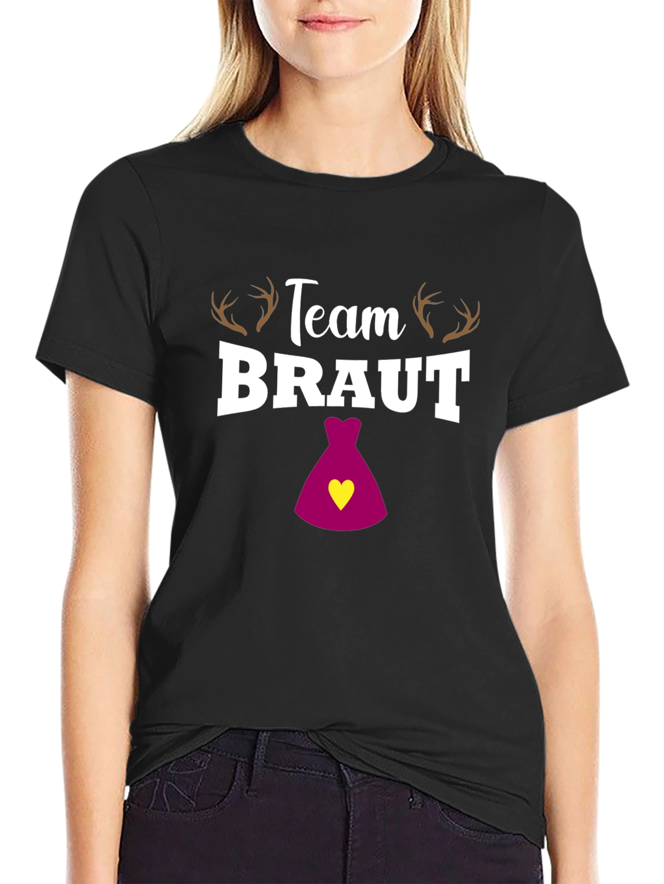 Team Braut Stag Party T-Shirt - Fun Bride Crew Tee