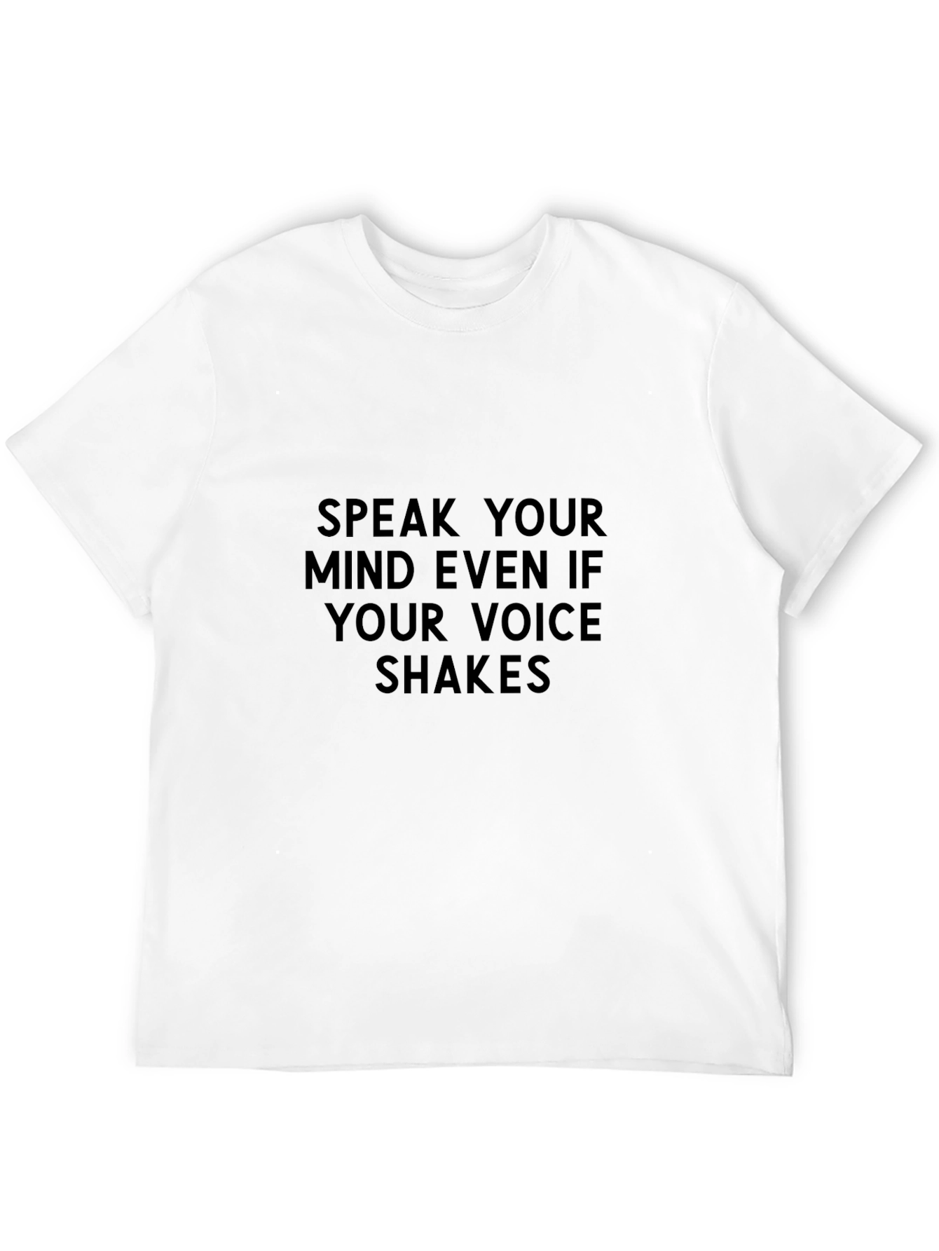 Speak Your Mind Graphic T-Shirt - Black