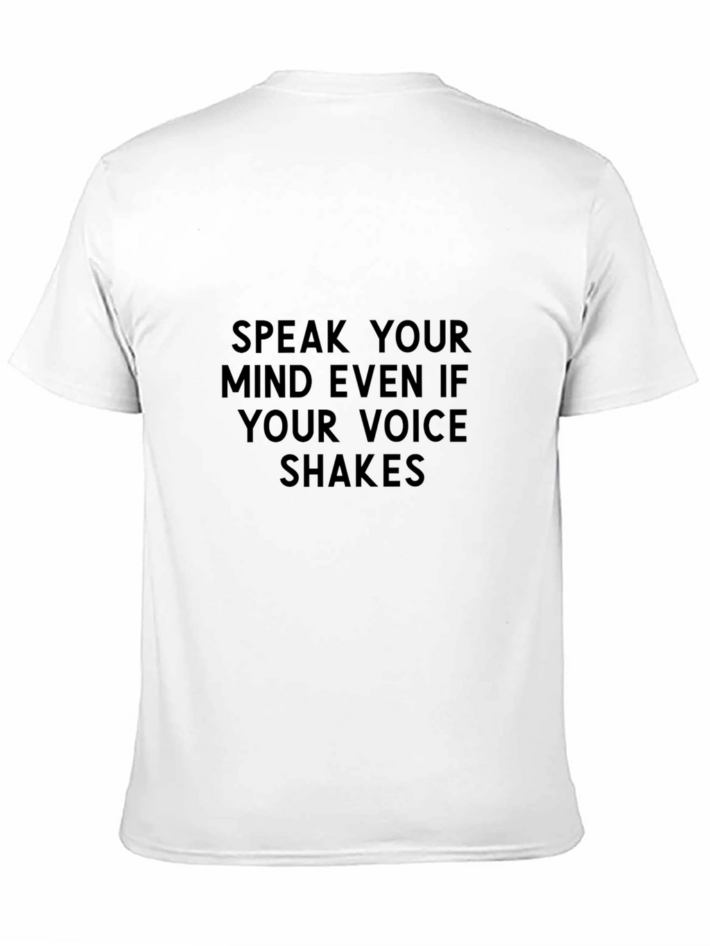 Speak Your Mind Graphic T-Shirt - Black