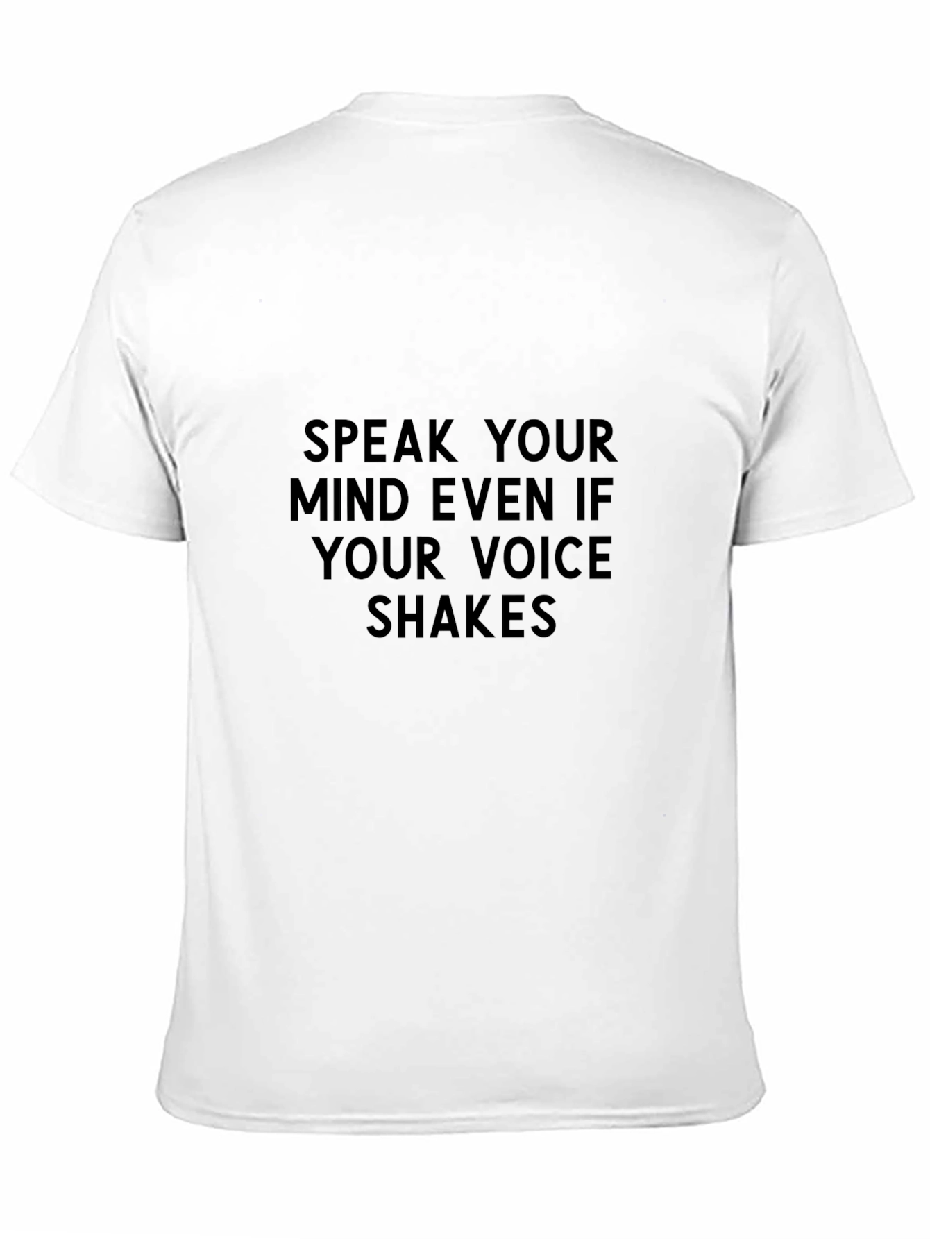 Speak Your Mind Graphic T-Shirt - Black