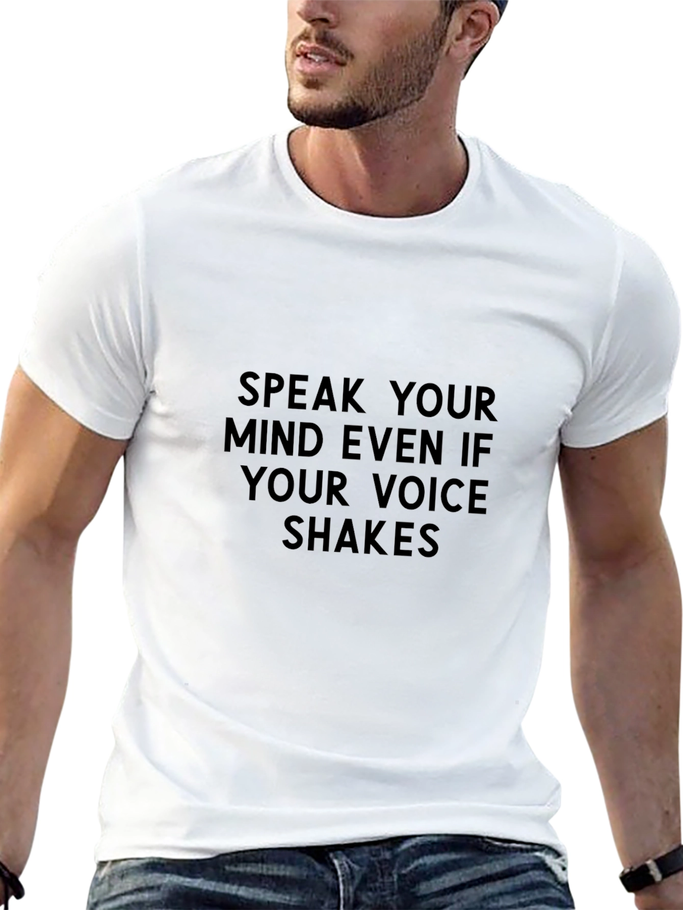 Speak Your Mind Graphic T-Shirt - Black
