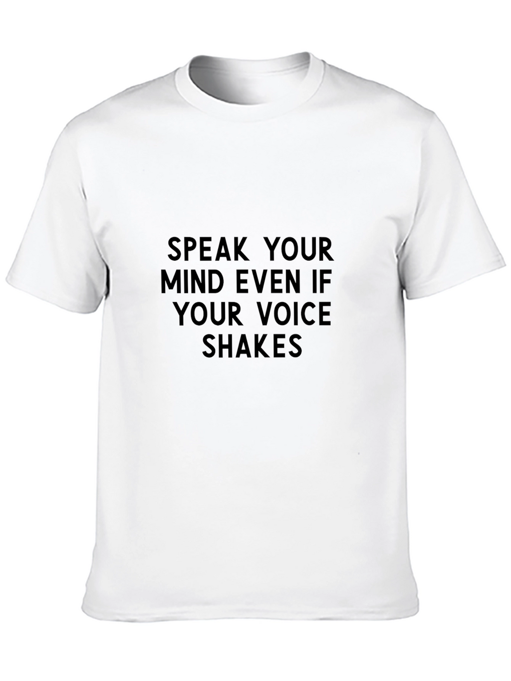 Speak Your Mind Graphic T-Shirt - Black