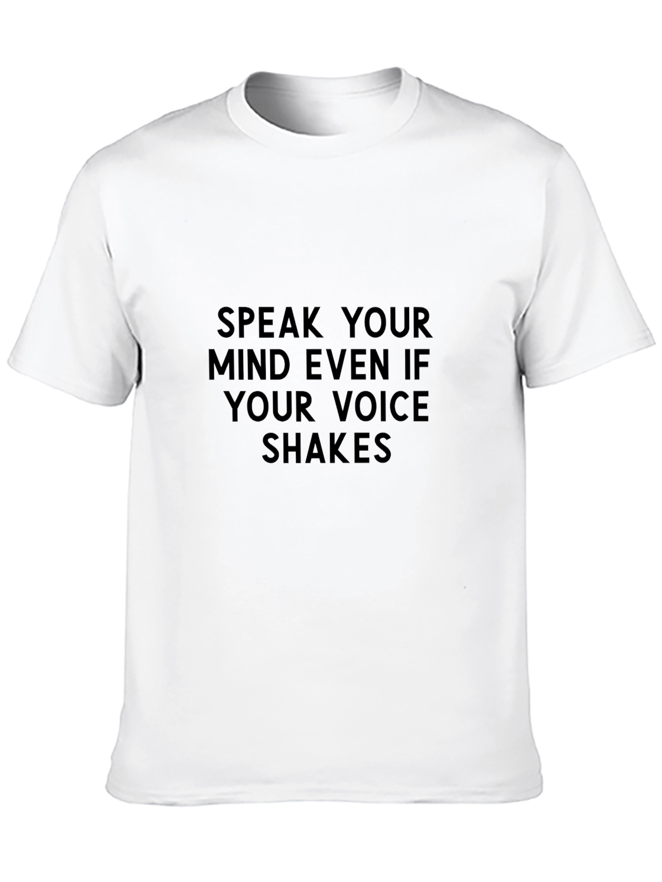 Speak Your Mind Graphic T-Shirt - Black