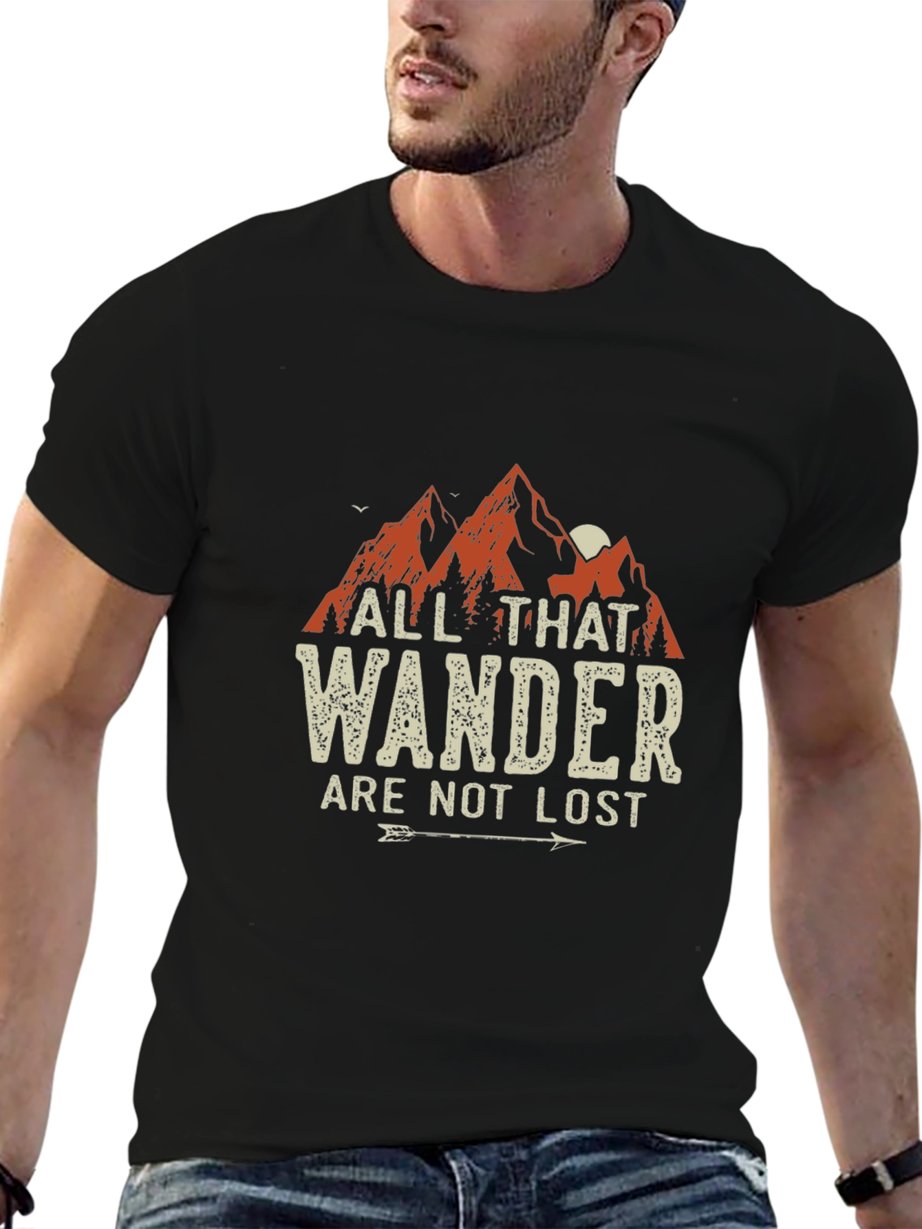 Wanderer Graphic Tee - All That Wander Are Not Lost