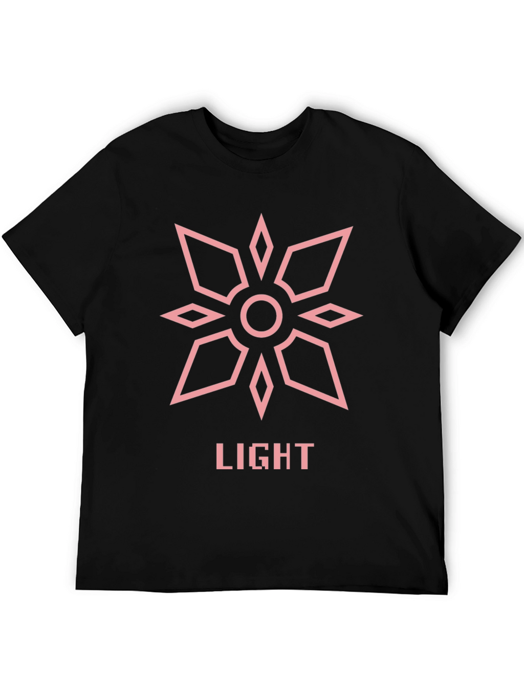Light Crest T-Shirt - Black Graphic Tee