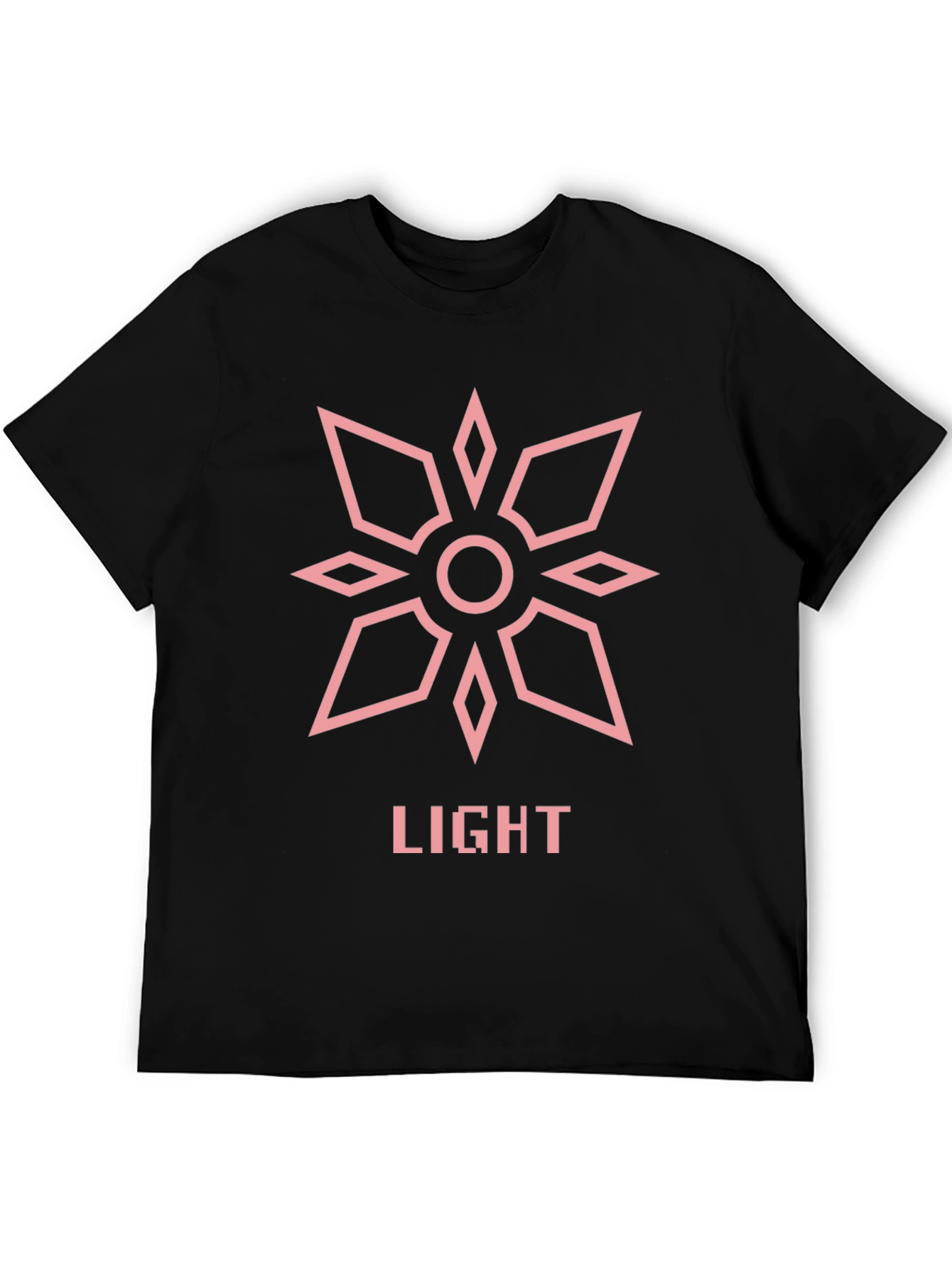 Light Crest T-Shirt - Black Graphic Tee