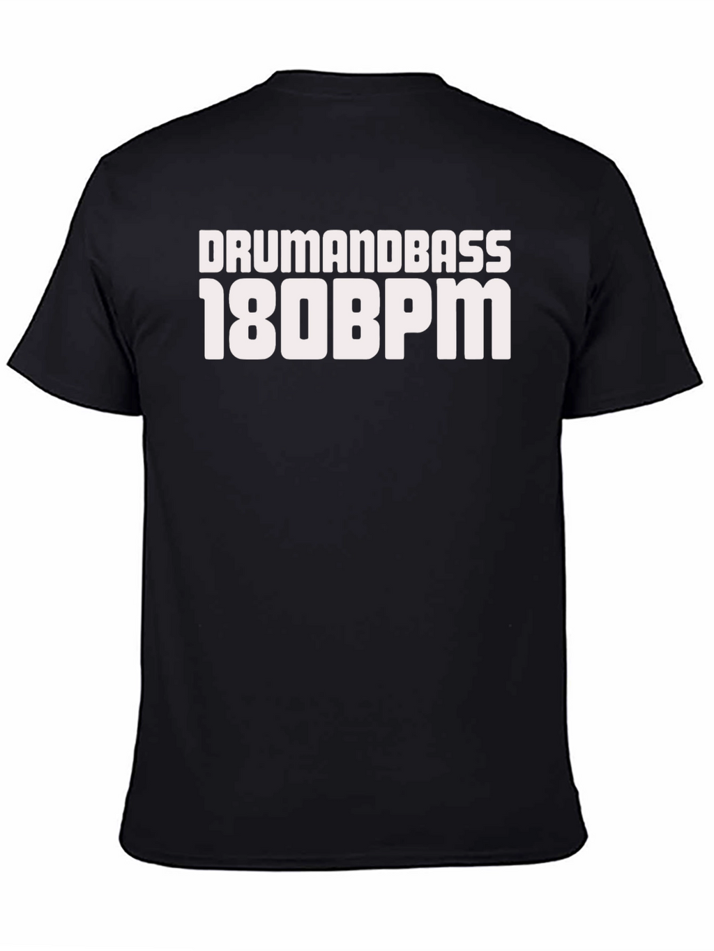 Drum and Bass 180 BPM Black T-Shirt