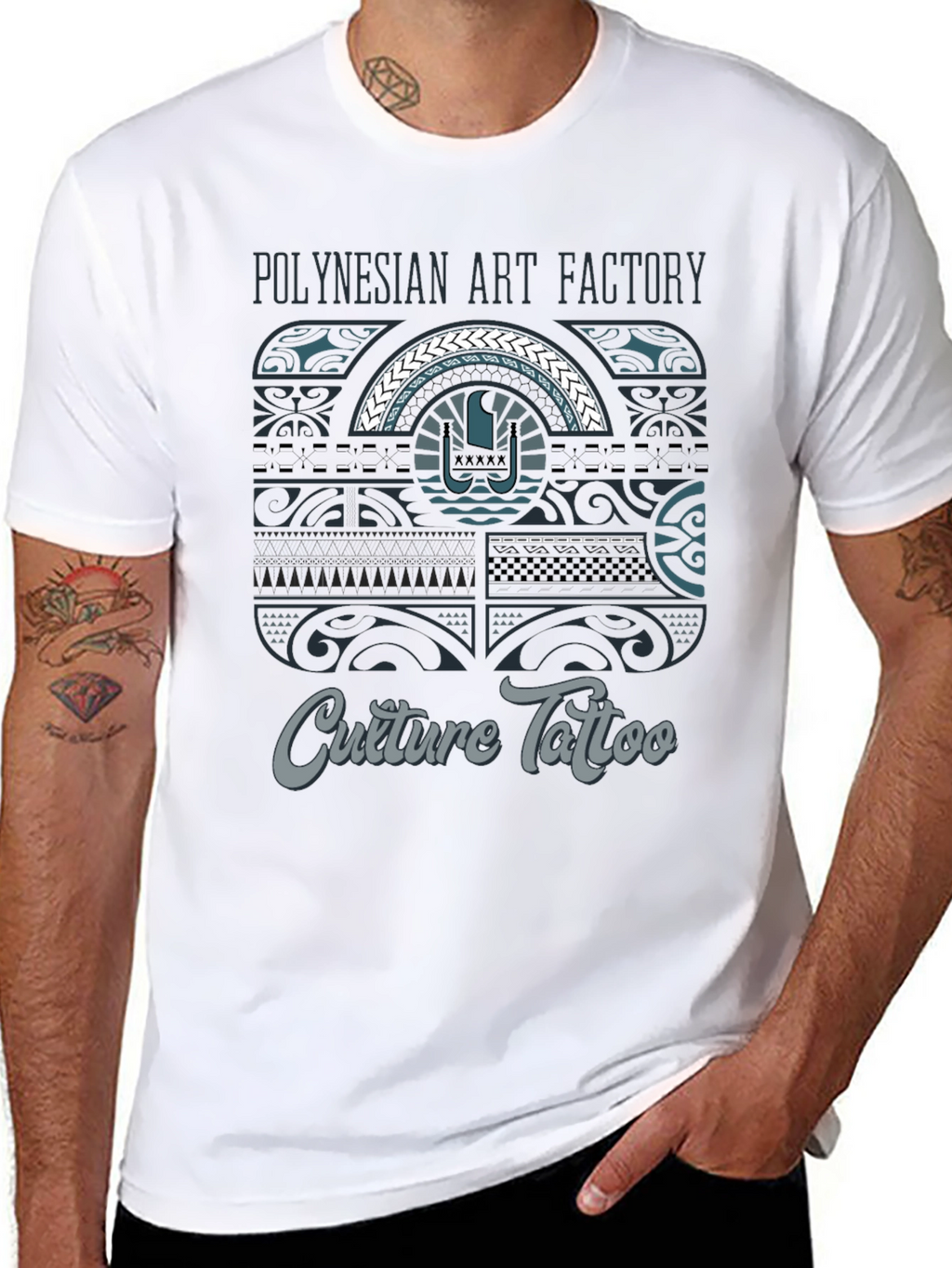 Polynesian Art Factory Culture Tattoo T-Shirt