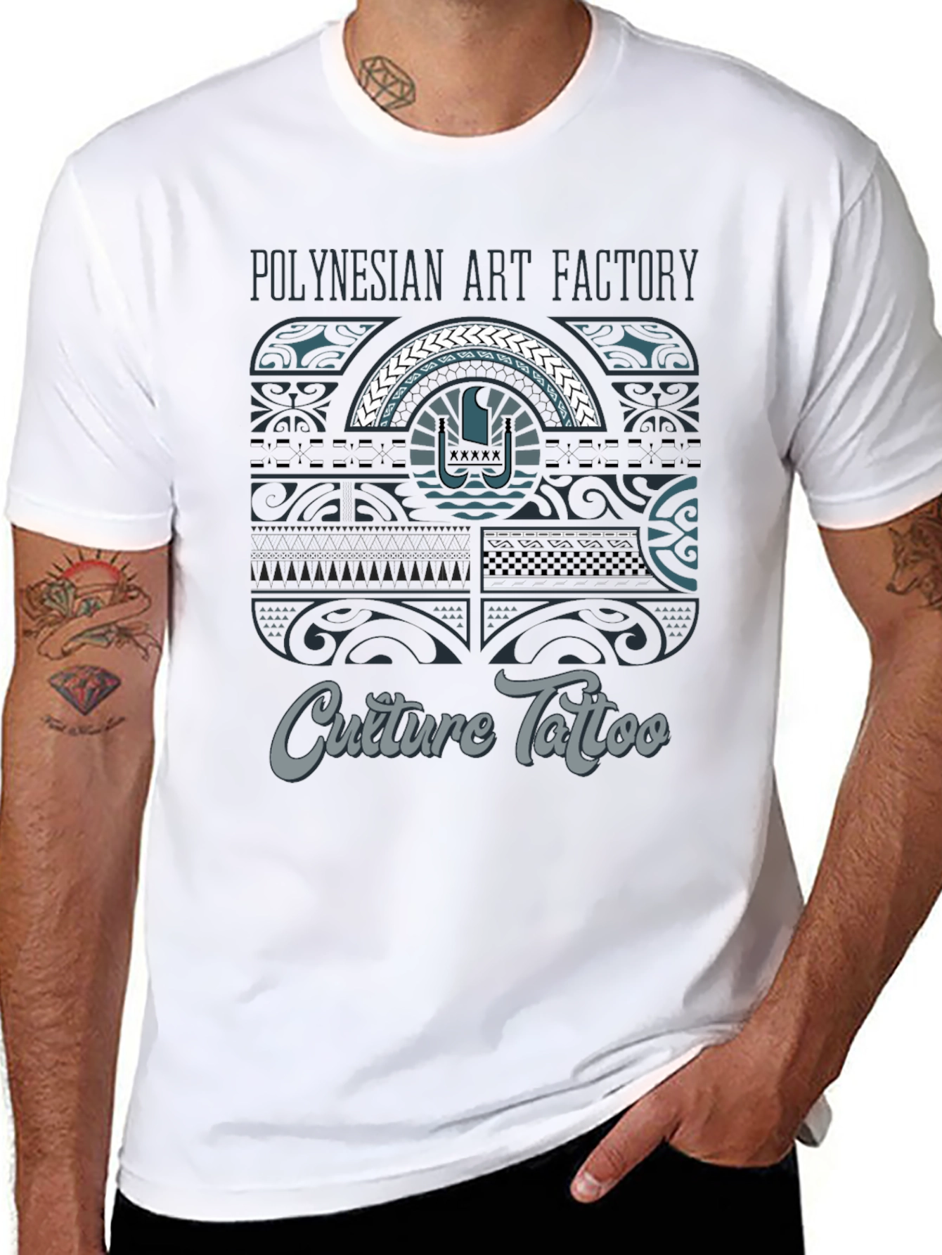 Polynesian Art Factory Culture Tattoo T-Shirt