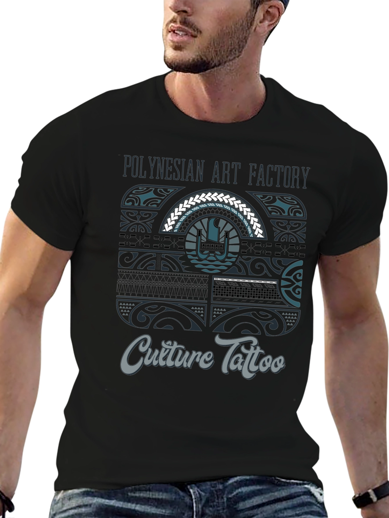Polynesian Art Factory Culture Tattoo T-Shirt