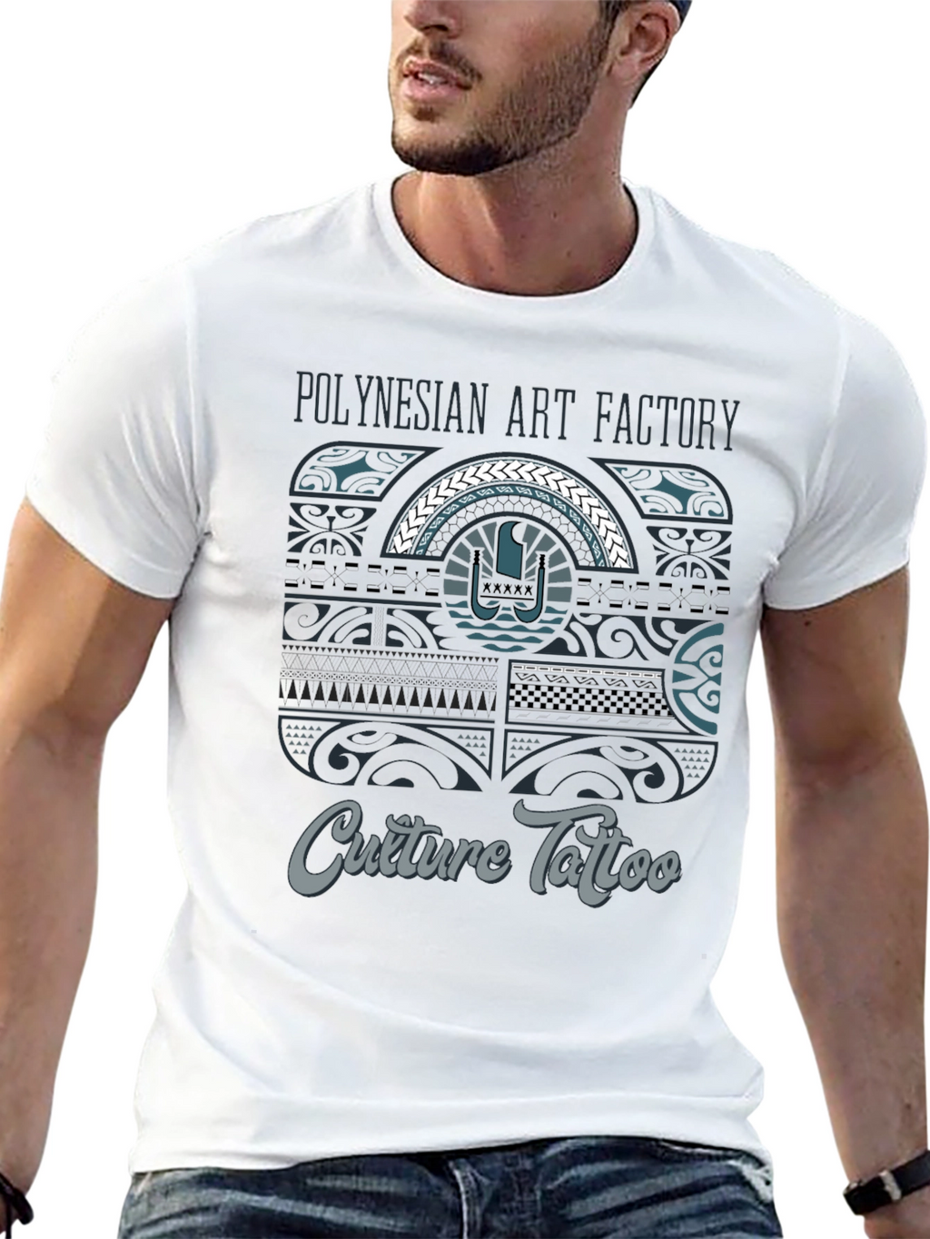 Polynesian Art Factory Culture Tattoo T-Shirt