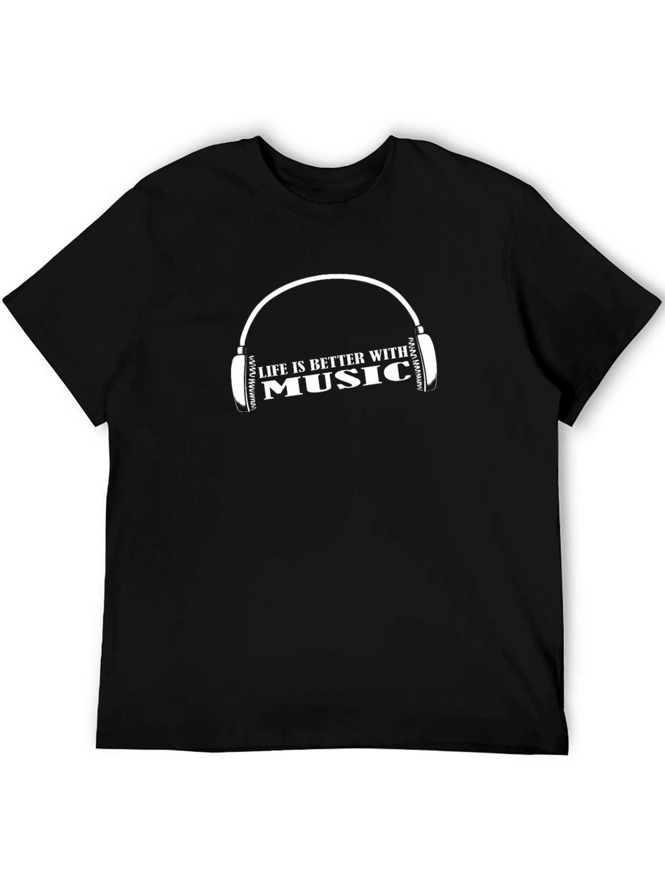 Music Lover T-Shirt - Life is Better with Music Tee
