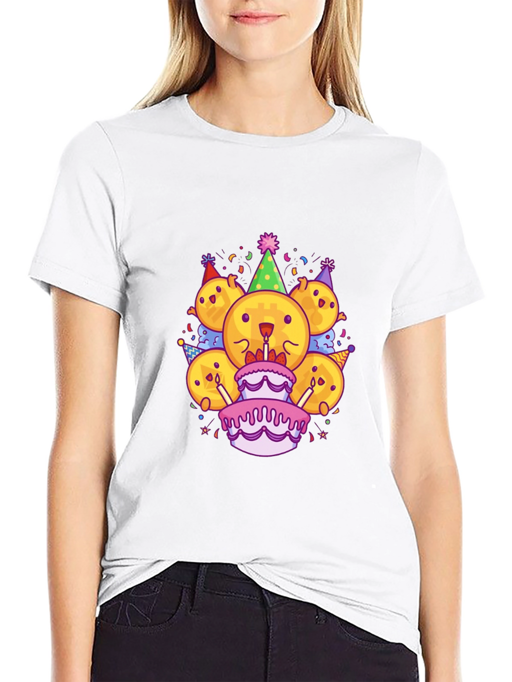 Bitcoin Birthday Party T-Shirt - Crypto Celebration!