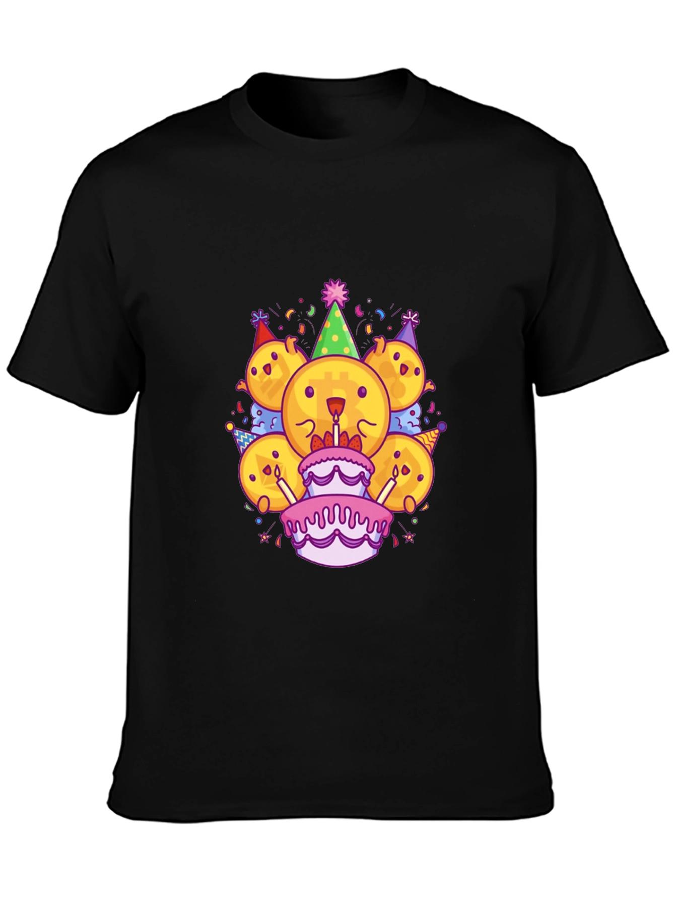 Bitcoin Birthday Party T-Shirt - Crypto Celebration!