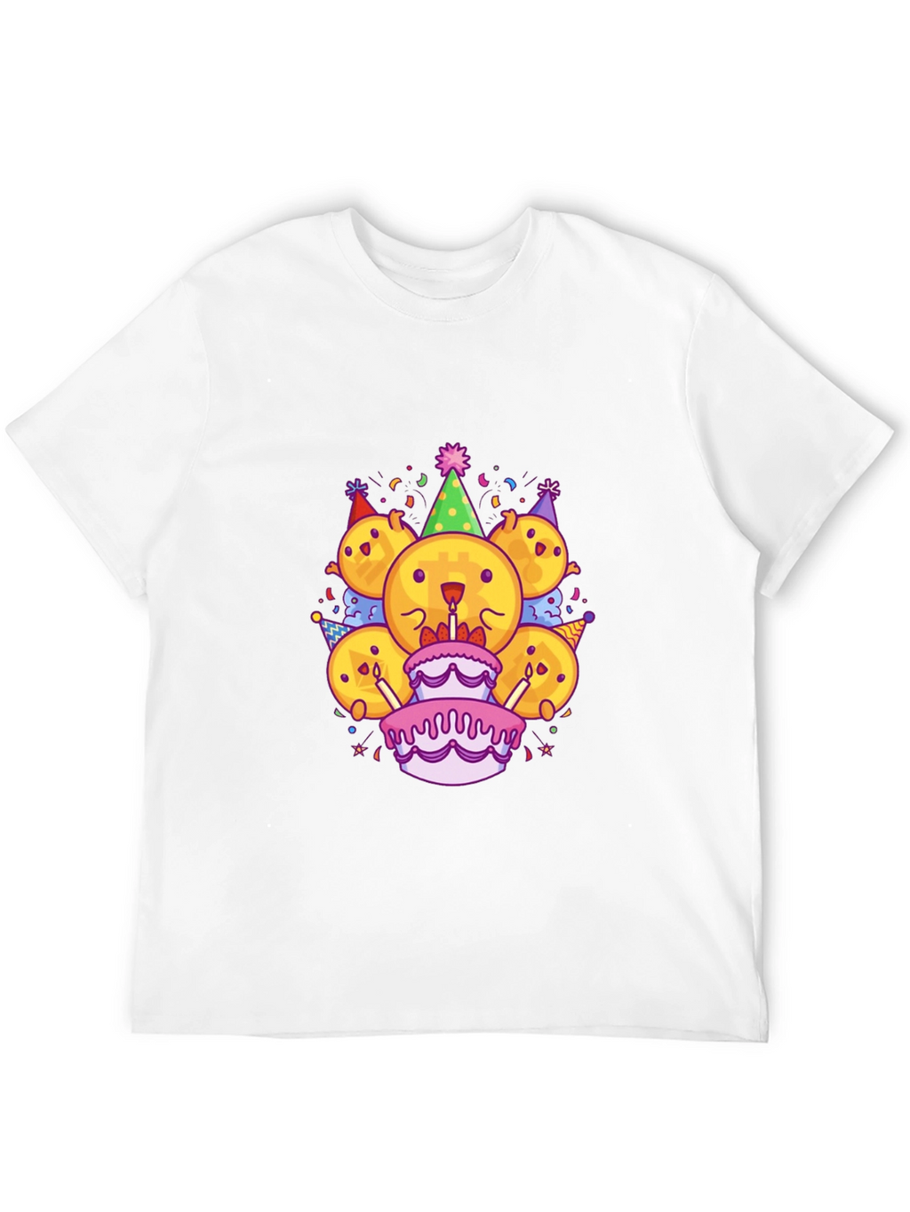 Bitcoin Birthday Party T-Shirt - Crypto Celebration!