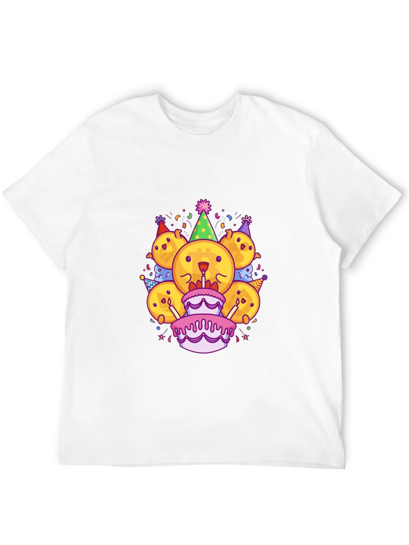 Bitcoin Birthday Party T-Shirt - Crypto Celebration!