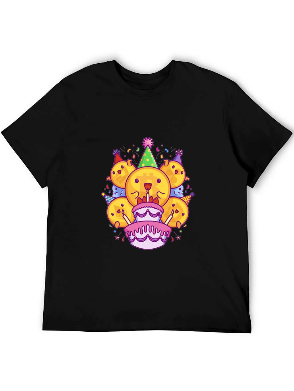 Bitcoin Birthday Party T-Shirt - Crypto Celebration!