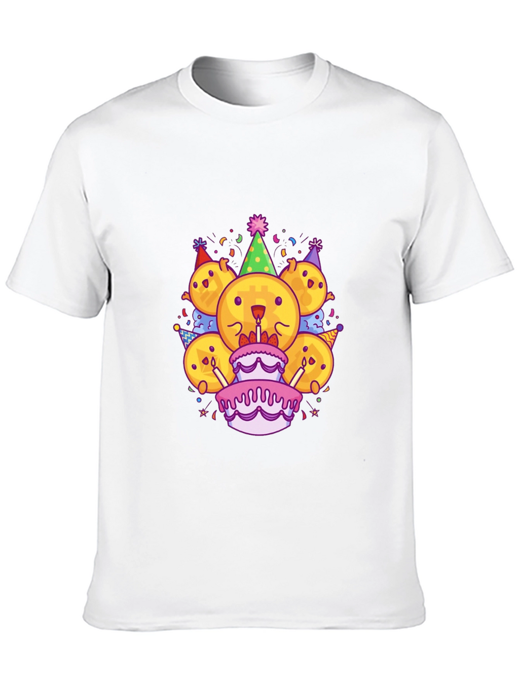 Bitcoin Birthday Party T-Shirt - Crypto Celebration!
