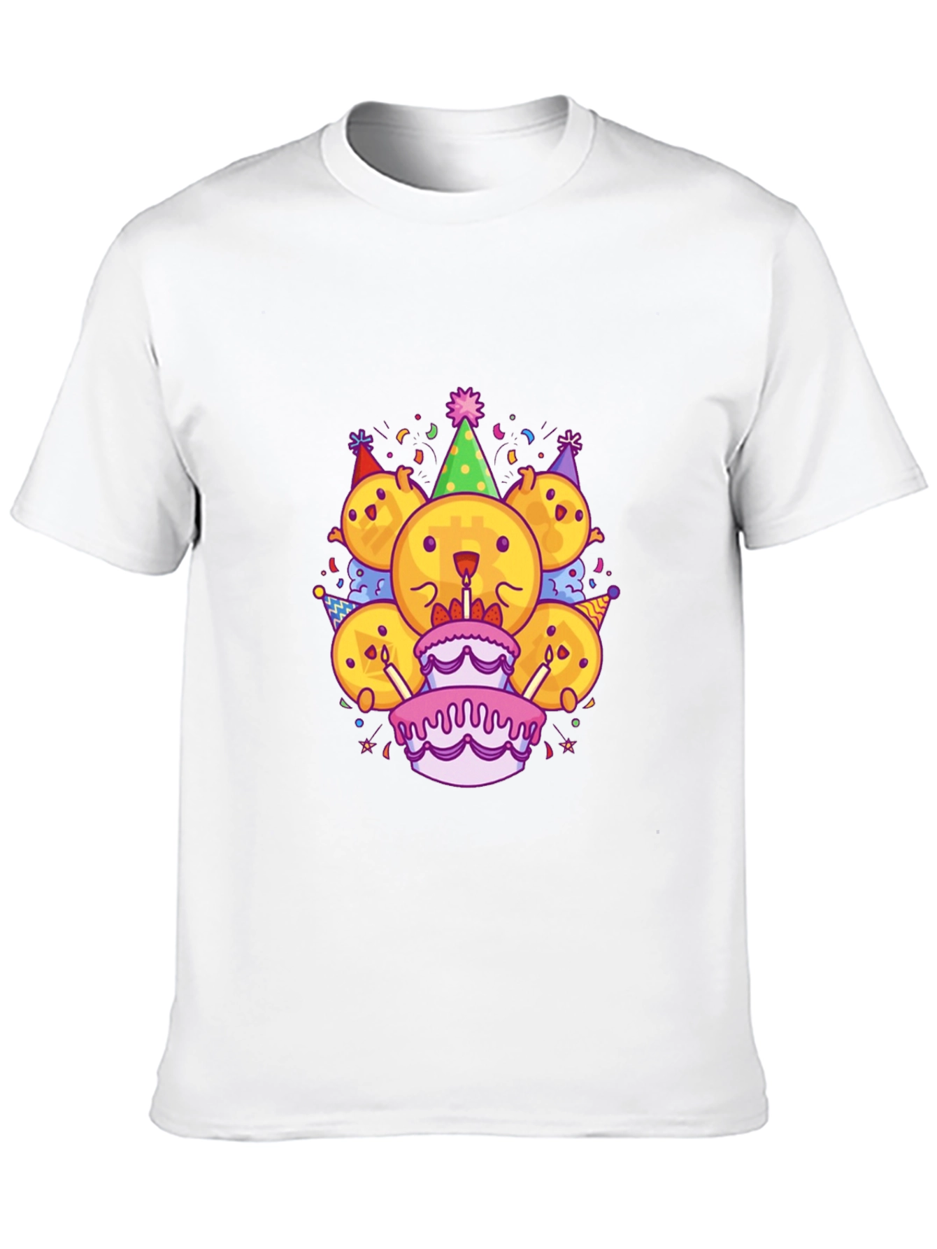Bitcoin Birthday Party T-Shirt - Crypto Celebration!