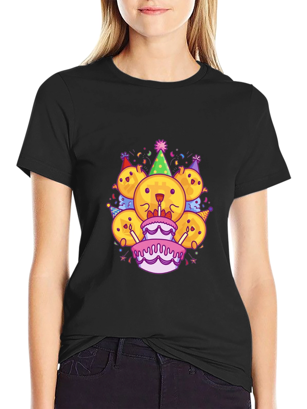 Bitcoin Birthday Party T-Shirt - Crypto Celebration!