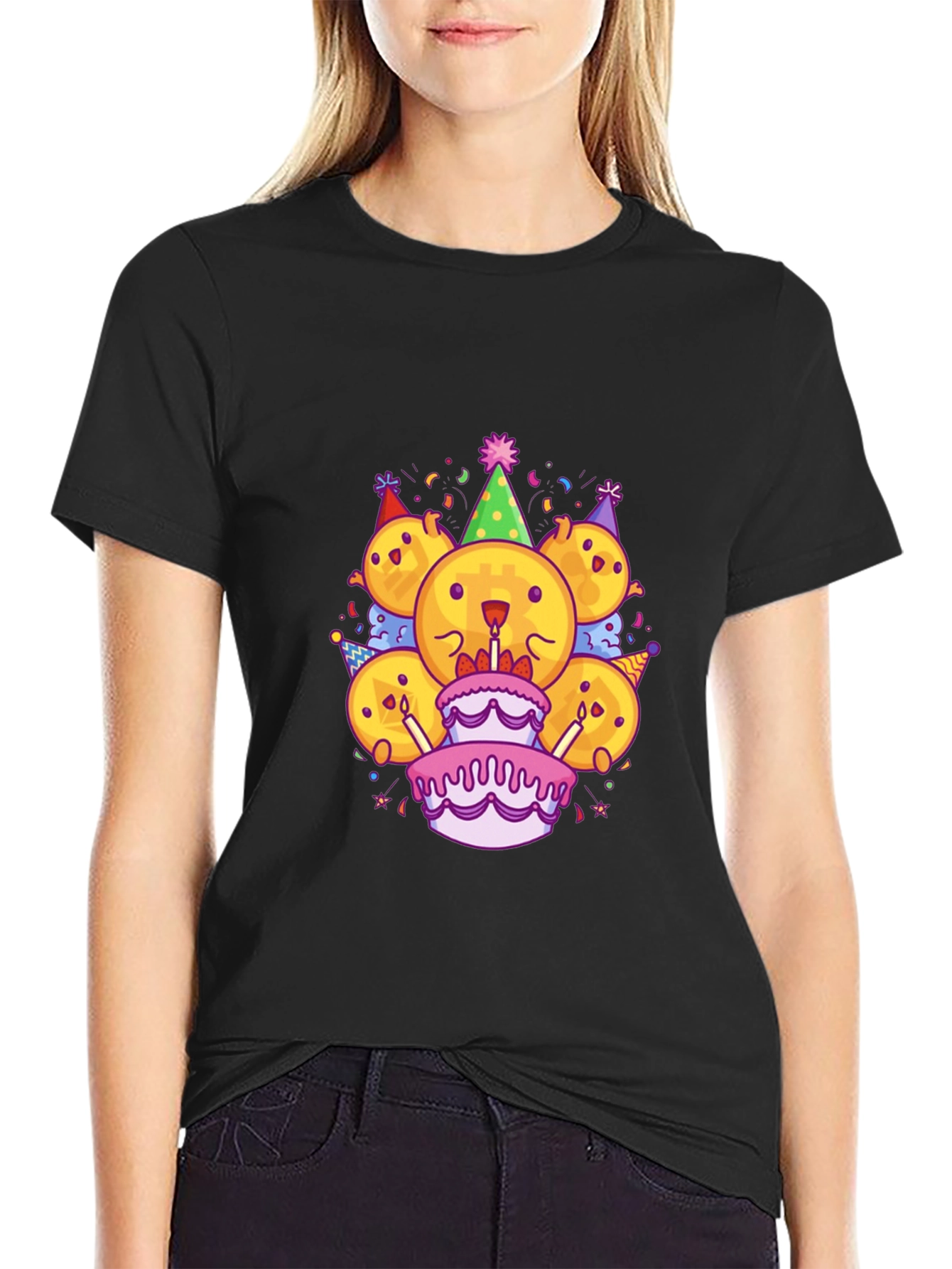 Bitcoin Birthday Party T-Shirt - Crypto Celebration!