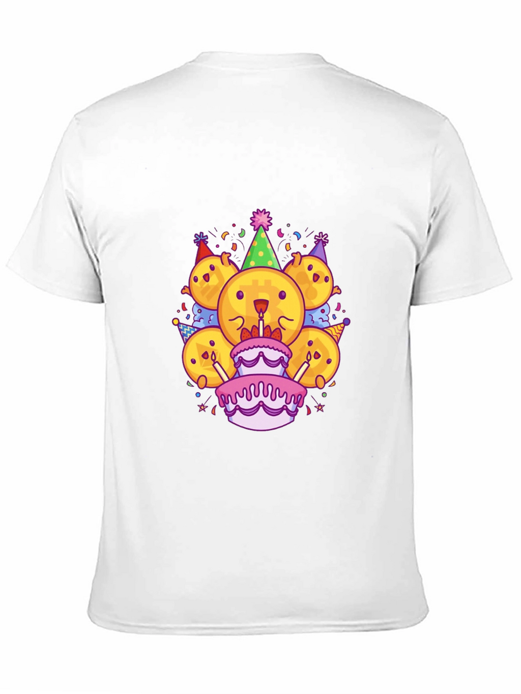 Bitcoin Birthday Party T-Shirt - Crypto Celebration!
