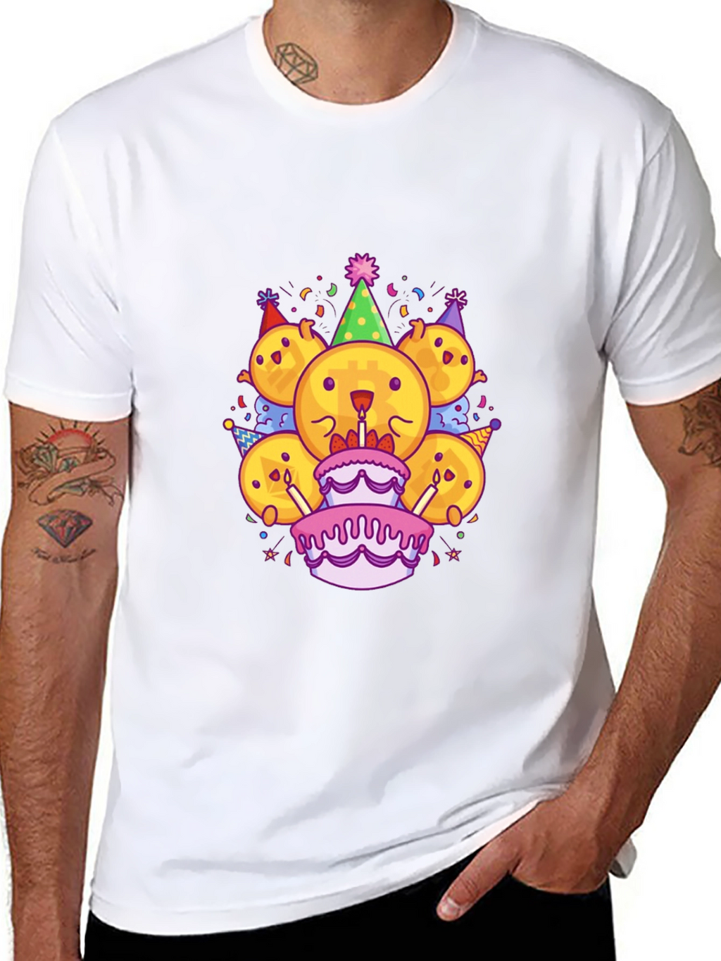 Bitcoin Birthday Party T-Shirt - Crypto Celebration!