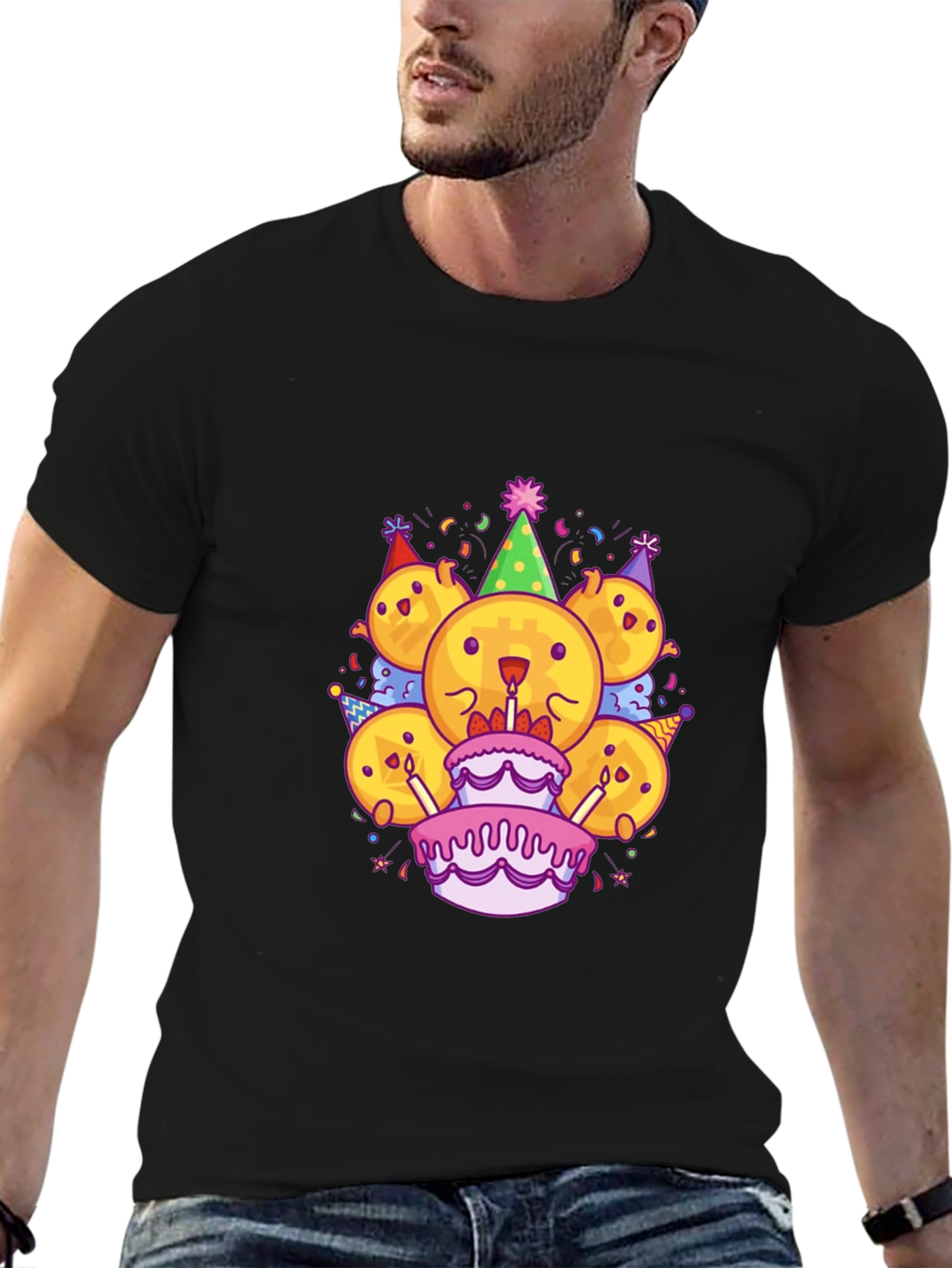 Bitcoin Birthday Party T-Shirt - Crypto Celebration!