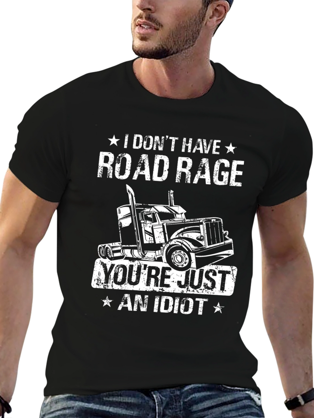 Road Rage Humor T-Shirt - Trucker Tee