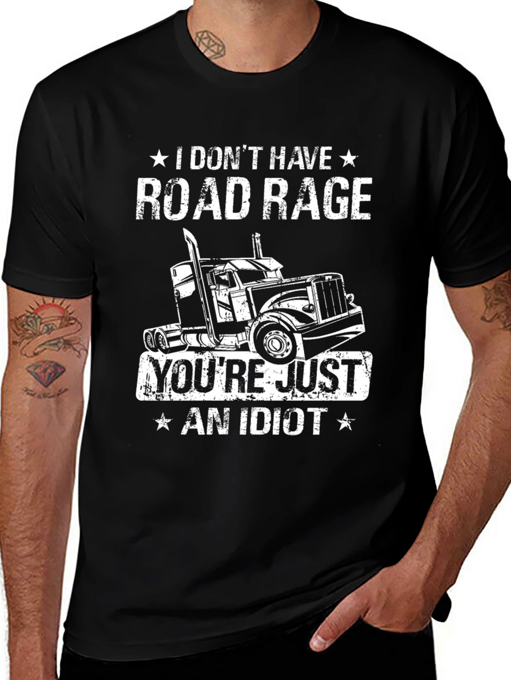 Road Rage Humor T-Shirt - Trucker Tee