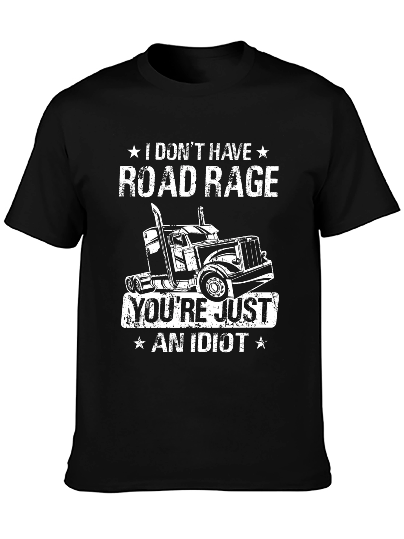 Road Rage Humor T-Shirt - Trucker Tee