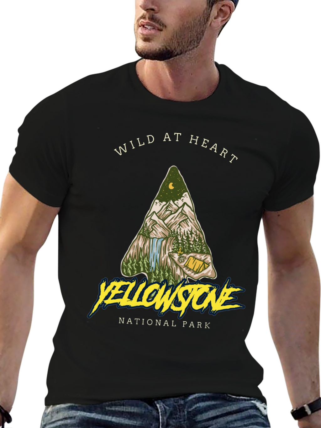 Wild at Heart Yellowstone National Park T-Shirt